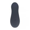 Dual Motor Remote Control Beaded Vibrating Liquid Silicone Prostate Stimulator - Black
